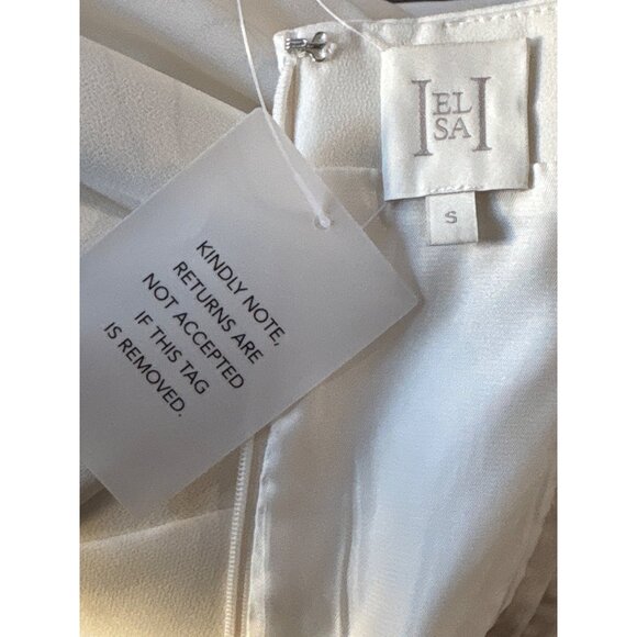 Helsa The Mademoiselle Mini Dress in Ivory Small New Womens Lace Bridal Party - Picture 10 of 14